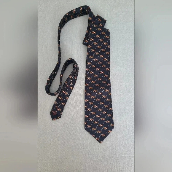 🐎Equestrian Museum Artifacts Tie  Horse Pattern - Picture 5 of 8